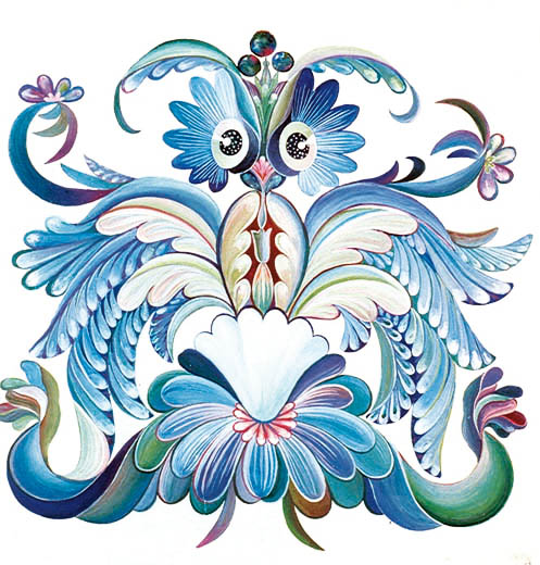 «Сова». 1986. Картон, змішана техніка